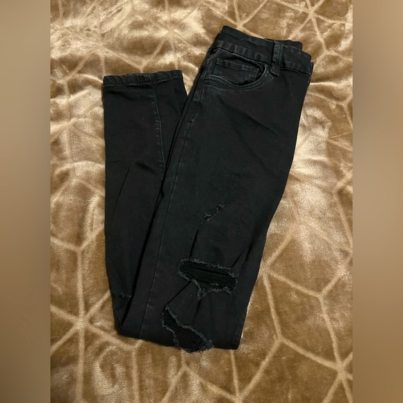 Urban Planet- Black Distressed Jeans - Picture 4 of 6